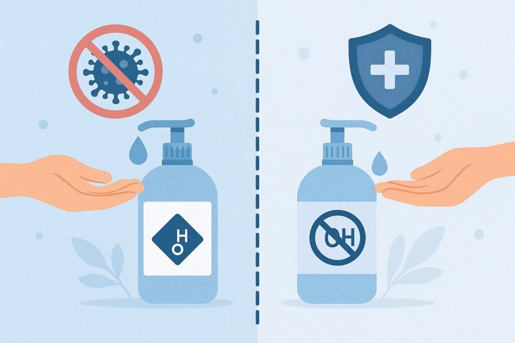 Alcohol-Based vs. Alcohol-Free Hand Sanitizers: Which Works Best?