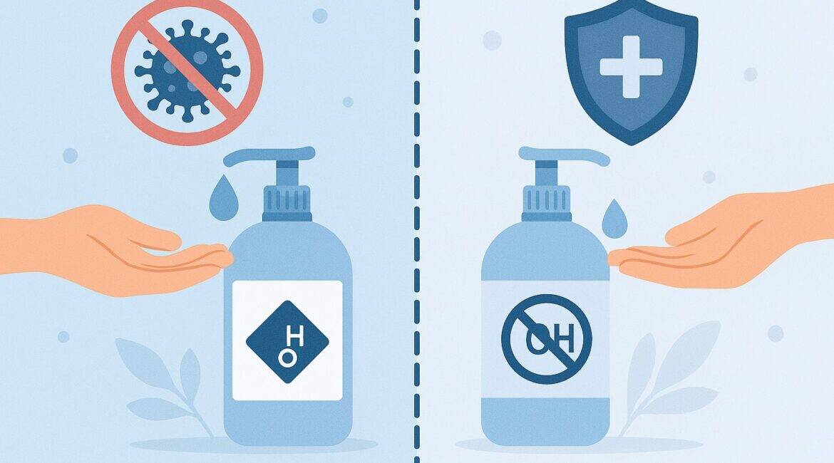 Alcohol-Based vs. Alcohol-Free Hand Sanitizers: Which Works Best?