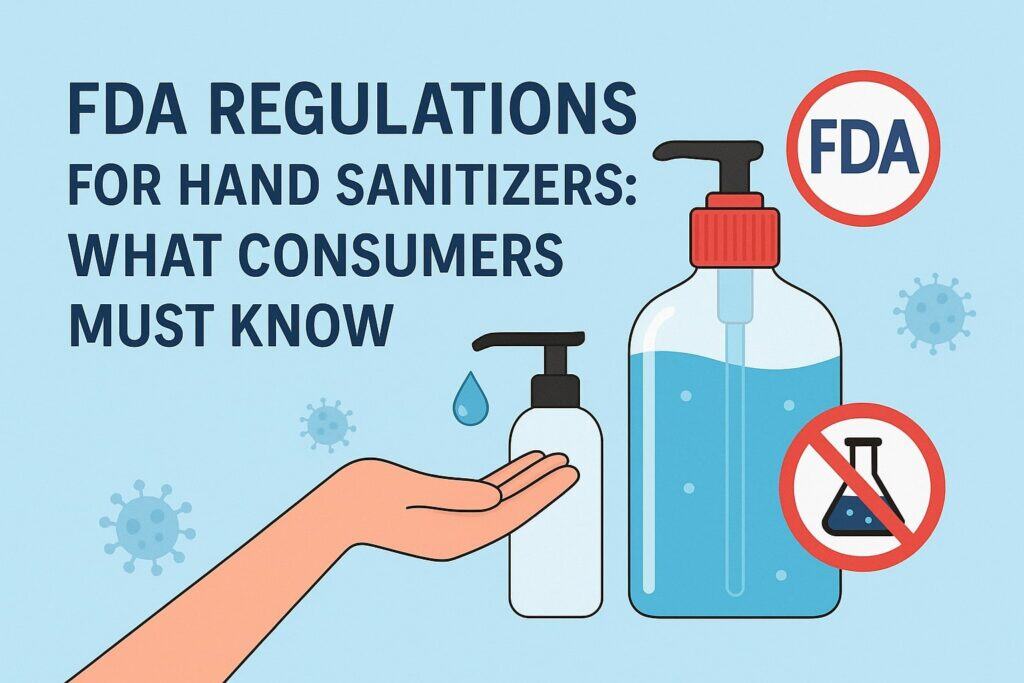 FDA Regulations for Hand Sanitizers: What Consumers Must Know