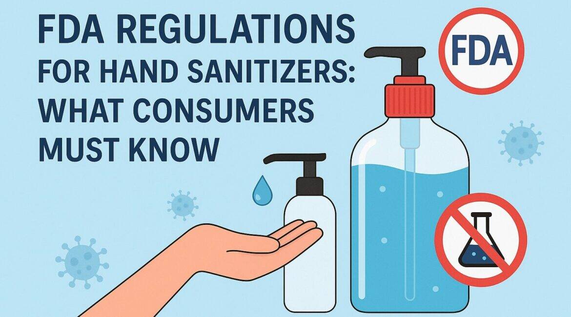 FDA Regulations for Hand Sanitizers: What Consumers Must Know
