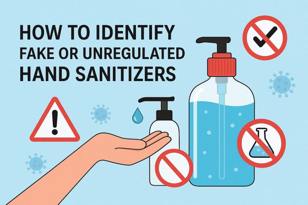 How to Identify Fake or Unregulated Hand Sanitizers