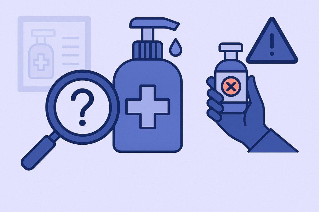 Recognizing Fake or Unregulated Hand Sanitizers