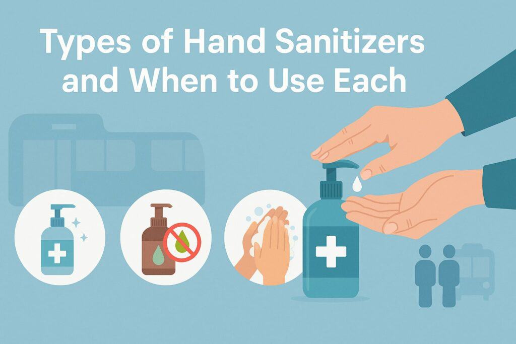 Types of Hand Sanitizers and When to Use Each
