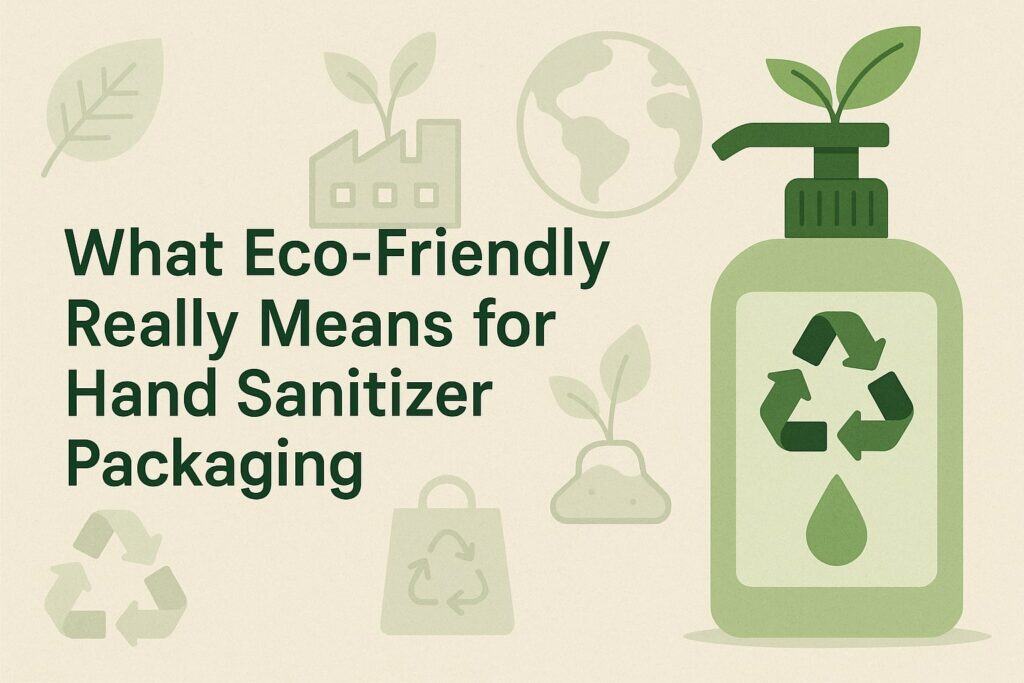 What “Eco-Friendly” Really Means for Hand Sanitizer Packaging (and What It Doesn’t)