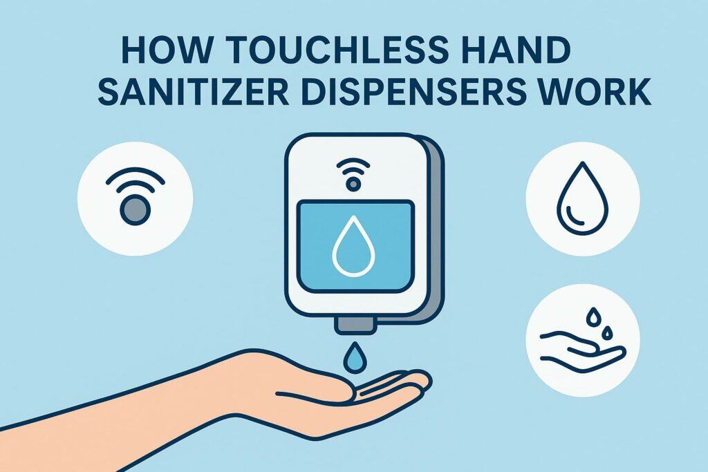 How Touchless Hand Sanitizer Dispensers Work (Sensors, Dosing, and Power)