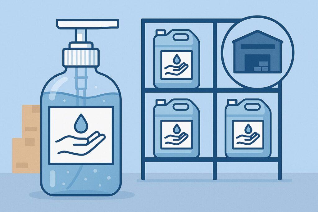 Storing Bulk Hand Sanitizers: What Businesses Need to Know