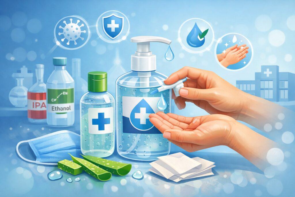 Alcohol-Based Hand Sanitizers: The Most Common Type