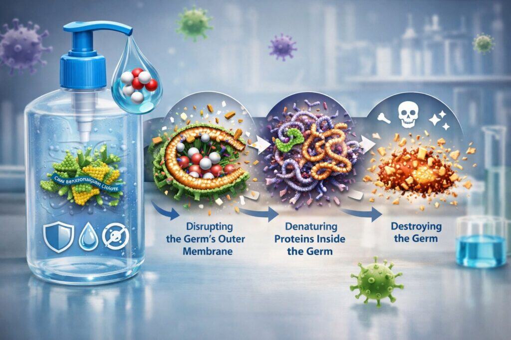 How Active Ingredients in Hand Sanitizers Kill Germs (The Science, Made Simple)