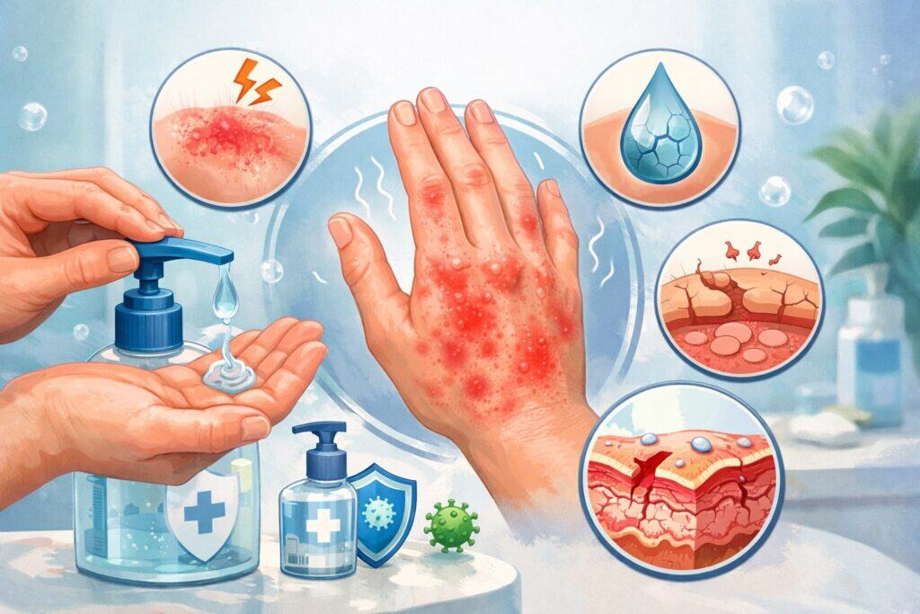 How Sensitive Skin Reacts to Hand Sanitizer