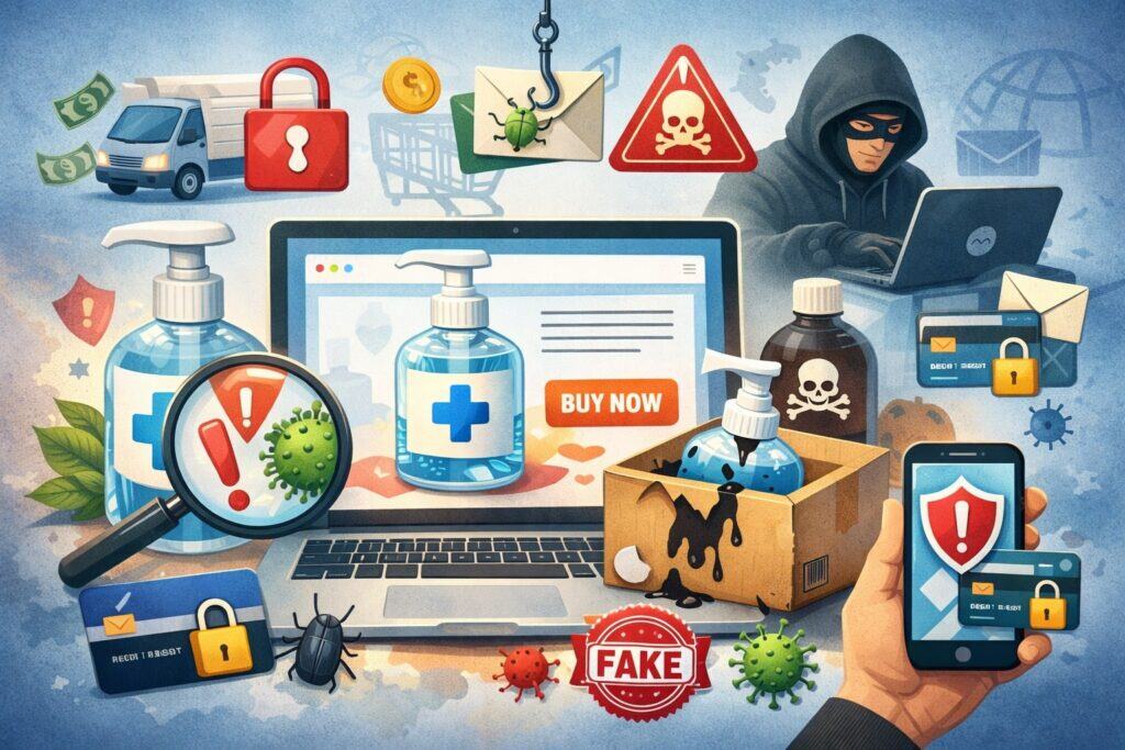 Why buying hand sanitizer online can be risky