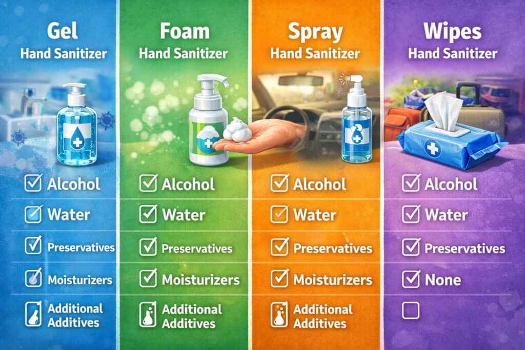 Comparing Hand Sanitizer Ingredients Side by Side