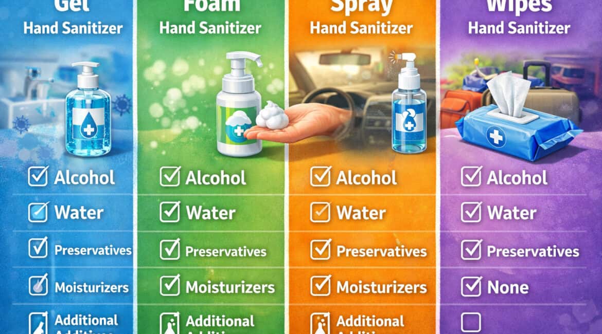 Comparing Hand Sanitizer Ingredients Side by Side