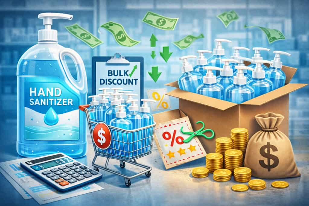 How to Save Money Buying Hand Sanitizer in Bulk