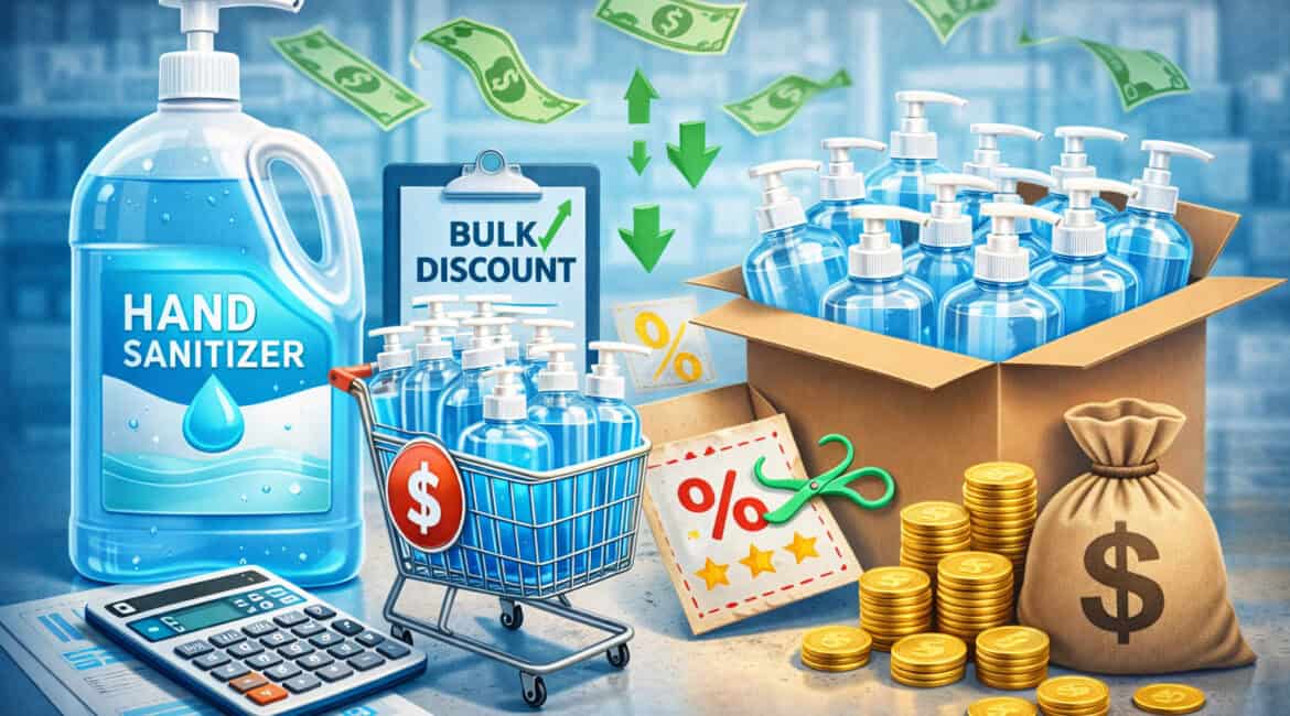 How to Save Money Buying Hand Sanitizer in Bulk